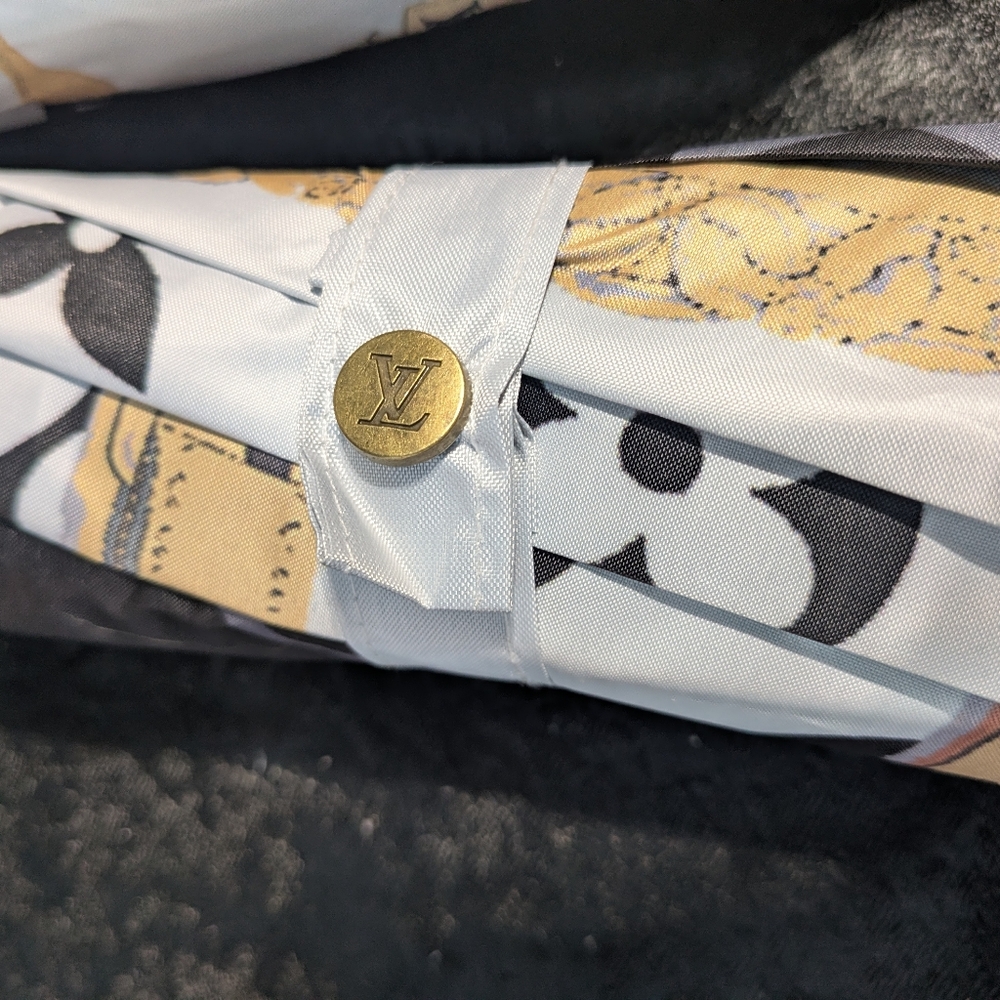 Designer Monogram Umbrella Push Button Activated … - image 5